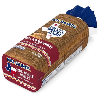 Mrs. Baird's 100% Whole Wheat Bread - 20oz