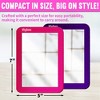 Playbees Magnetic Locker Mirrors 2 Pack (Pink and Purple) - 3 of 4