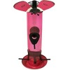 Heath Outdoor Products Gossamer Butterfly Bird Tube Feeder - Pink - 2 of 3