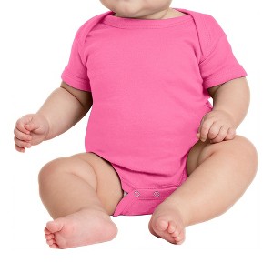 Mafoose Infant Short Sleeve Baby Rib Bodysuit - 1 of 4