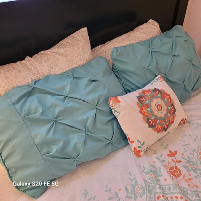 8pc Queen Skylar Comforter And Sheet Set Aqua : Target