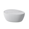 GDFStudio Renata Modern Marble Faux Leather Upholstered Coffee Table - 4 of 4