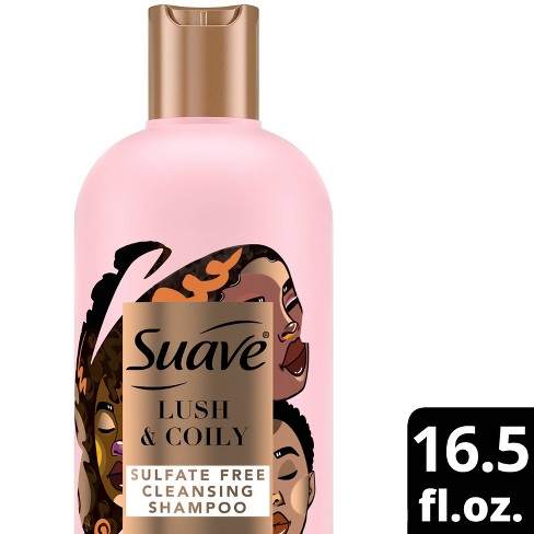 Suave Professionals For Natural Hair Cleansing Sulfate Free To Coily Hair Shea Butter And Coconut Oil - 16.5 Oz : Target
