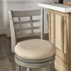 Inspire Q Heath Barstool Antique Gray Finish/Beige Linen - image 3 of 3