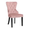 WestinTrends  Velvet Upholstered Tufted Dining Chairs (Set of 4) - 3 of 4