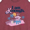 Women's - Barbie - I Am Kenough Lifeguard Stand Graphic Racerback Tank - 2 of 4