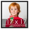 PosterPalooza | 17x17 Wood Frame with UV Acrylic, 6 Finishes: Black, White, Bronze, Silver, Wood, Mahogany - 2 of 4