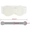 INSPIRE CHIC Women's Interlock 8-shaped Faux Leather Buckle Elastic Belt 1 Pc - 3 of 4