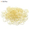 Unique Bargains Heart-Shaped Metal Prevent Tearing Pages Home Office Paper Clip 100 Pcs - 3 of 4