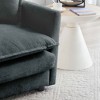 CAVINAS Comfy Deep Single Sofa, Seat Sofa Couch with 1 Toss Pillow, Upholstered Reading Armchair, Living Room Sofa Chair for Adult - 3 of 4