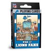 MasterPieces Officially Licensed NFL Detroit Lions Fan Deck Playing Cards - 54 Card Deck - 2 of 4
