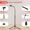 Pyle Tripod Microphone Stand with Mic Clip - Height Adjustable 52.36'' to 79.13'' (PMKS58GN) - 4 of 4