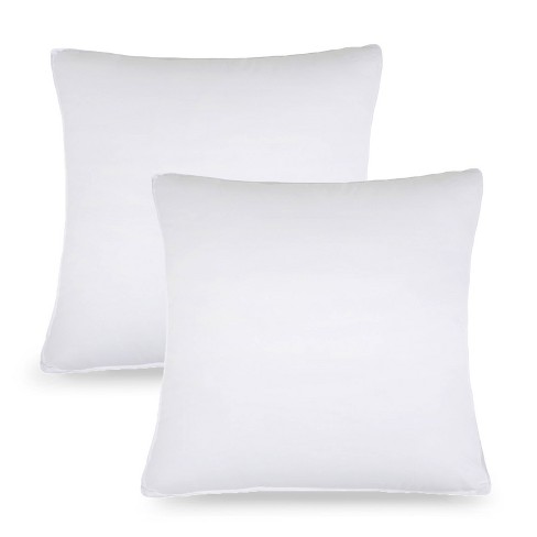 Hypoallergenic Down-Alternative Square Modern Throw Pillow Inserts