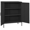 Storage Cabinet Orange Steel Medium Storage Cabinet Rectangular vidaXL - 2 of 4