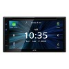 JVC® KW-V660BT 6.8-In. Double-DIN In-Dash DVD Receiver with Bluetooth®, Apple CarPlay™, Android™ Auto, and SiriusXM® Ready in Black - 3 of 4