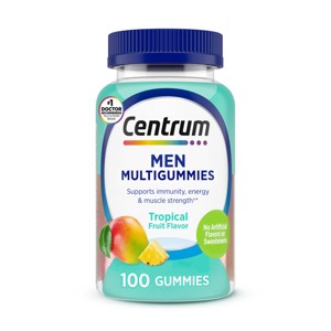 Centrum Men's Multivitamin Gummies - Tropical Fruit - 100ct - 1 of 4