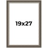 PosterPalooza | Weathered Black Picture Frame - UV Acrylic, Foam Board Backing, Hanging Hardware - 2 of 4