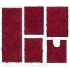 Modesto Collection Cotton Tufted Set of 5 Bath Rug Set - Home Weavers - 2 of 4