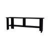 INFURNIC TV Stands and Consoles Stained Walnut TV Stand with Open Shelves for Storage and Display, Black, 47.3"*12.2"*16.6" - 2 of 4