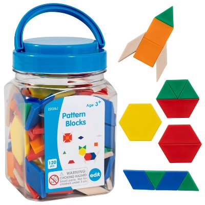 Edx Education Plastic Pattern Blocks : Target