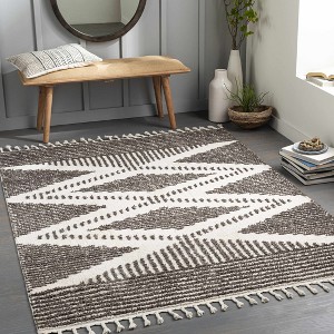 Hauteloom Rectangle Area Rug   Charcoal - 1 of 4