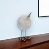 HomeRoots 8" Off White Resin And Metal Snipe Bird Tabletop Sculpture - 2 of 4
