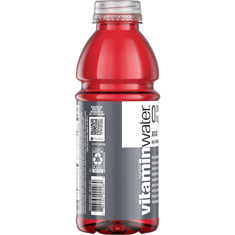 vitaminwater zero xxx a&#231;ai- blueberry-pomegranate - 20 fl oz Bottle, 5 of 7