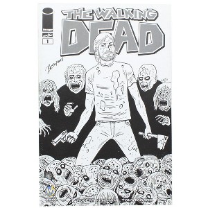 Toynk The Walking Dead #1 WW Vegas Exclusive B&W Cover Signed By Gilbert Hernandez - 1 of 1