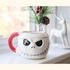 Silver Buffalo The Nightmare Before Christmas Santa Jack Skellington 3D Coffee Mug | 20 Ounces - 4 of 4
