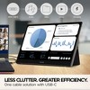 ViewSonic 15.6 Inch 1080p Portable Monitor with IPS Touchscreen, 2 Way Powered 60W USB C, Eye Care, Dual Speakers, Built in Stand with Cover (TD1655) - 4 of 4