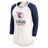 MLB Cleveland Guardians Women's White 3/4 Sleeve Fashion T-Shirt - 2 of 3