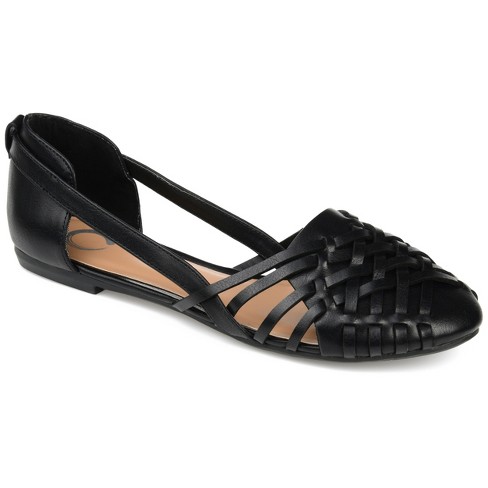 target black ballet flats