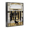Stupell Industries Fashion Storefront Glam Poodle Black Framed Giclee Art - 3 of 4