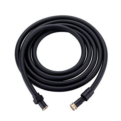 WOWOW PVC 63 in. Shower Head Hose in Matte Black