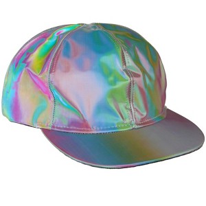 HalloweenCostumes.com    Back to the Future Marty McFly Hat for Kids, Blue/Green/Pink - 1 of 2