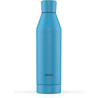 Clean Bottle Canteen 17 Insulated Stainless Steel Water Bottle with Removable Bottom, Blue
