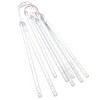 vidaXL Meteor Lights 8 pcs 1 ft Warm White 192 LEDs Indoor Outdoor - 3 of 4
