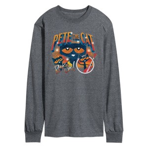 Men's - Pete the Cat - Collage Long Sleeve Graphic T-Shirt - 1 of 4