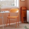 Whizmax Folding Chairs Set of 4, Foldable Chairs with Metal Frame Hold Up to 350 Pounds for Dining Room, Living Room, Office, Camping - 4 of 4