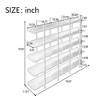 5 Tier Bookshelf, Industrial Bookcases and Bookshelves, Home Office Open Bookshelf, MDF Board, Metal Frame, Tall Bookcase Furniture for Living Room - 2 of 4