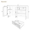 Modern Sideboard Buffet Cabinets Large Storage Space Multifunctional Storage Cabinet for Dining Living Room Entryway - 2 of 4