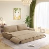 KWPZQEB 3-in-1Folding Convertible Sofa Bed, 73'' Pull Out Sofa Bed with Soft Cushions, Velvet Loveseat Sleeper Comfy Couches for Living Room - 4 of 4