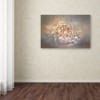 Trademark Fine Art -Jai Johnson 'Blushing Silver And Gold Peony' Canvas Art - 3 of 3
