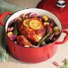 Tramontina Gourmet 6.5qt Enameled Cast Iron Round Dutch Oven With Lid Red :  Target