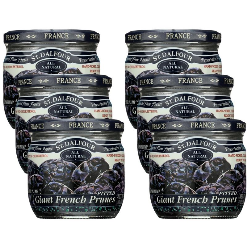 St. Dalfour Giant Pitted French Prunes - Case of 6/7 oz, 1 of 7