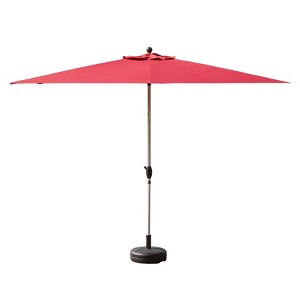NicBex 10x6.5FT/6x4FT Rectangle Patio Umbrella,Outdoor Umbrella with Crank Lift & Tilt,UV Protection Market Umbrella for Poolside,Garden - 1 of 4