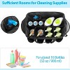 Extra-Large Cleaning Caddy with Handles, Large Capacity Tote Bag Organizer for Cleaning Tools & Products Storage for Car and Home - 3 of 4