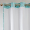 PAGED Metallic Print Total Blackout Curtains for Bedroom,Window Curtain Panels with Grommet Top,Curtains for Living Room,Machine Washable - 4 of 4