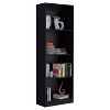 NicBex 71.7" Tall 5-Shelf Storage Cabinet with 2 Doors, Bookcase for Home Office, Living Room, Bedroom, Modern Industrial Style - 3 of 4