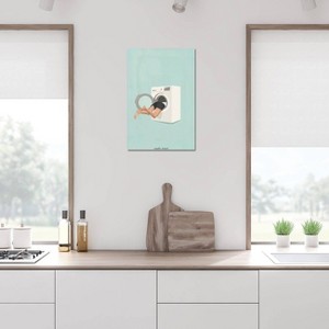 iCanvas Looking For My Socks by Giselle Dekel Canvas Print Wall Art - 1 of 3